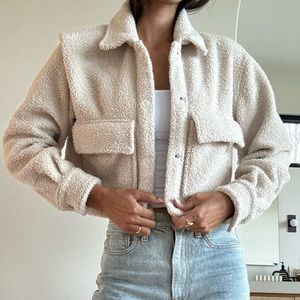 A&F CROP COAT